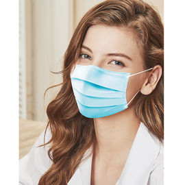 الصين الأزرق قناع الوجه القابل للتصرف 25G PP أقمشة غير منسوجة مادة OEM / ODM الشركة